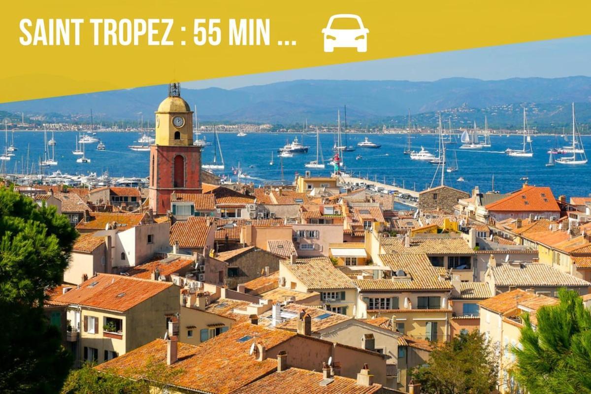 Suite Moulin De La Calade! Vue Tour Hexagonale, Coeur Du Var! Le Luc Esterno foto