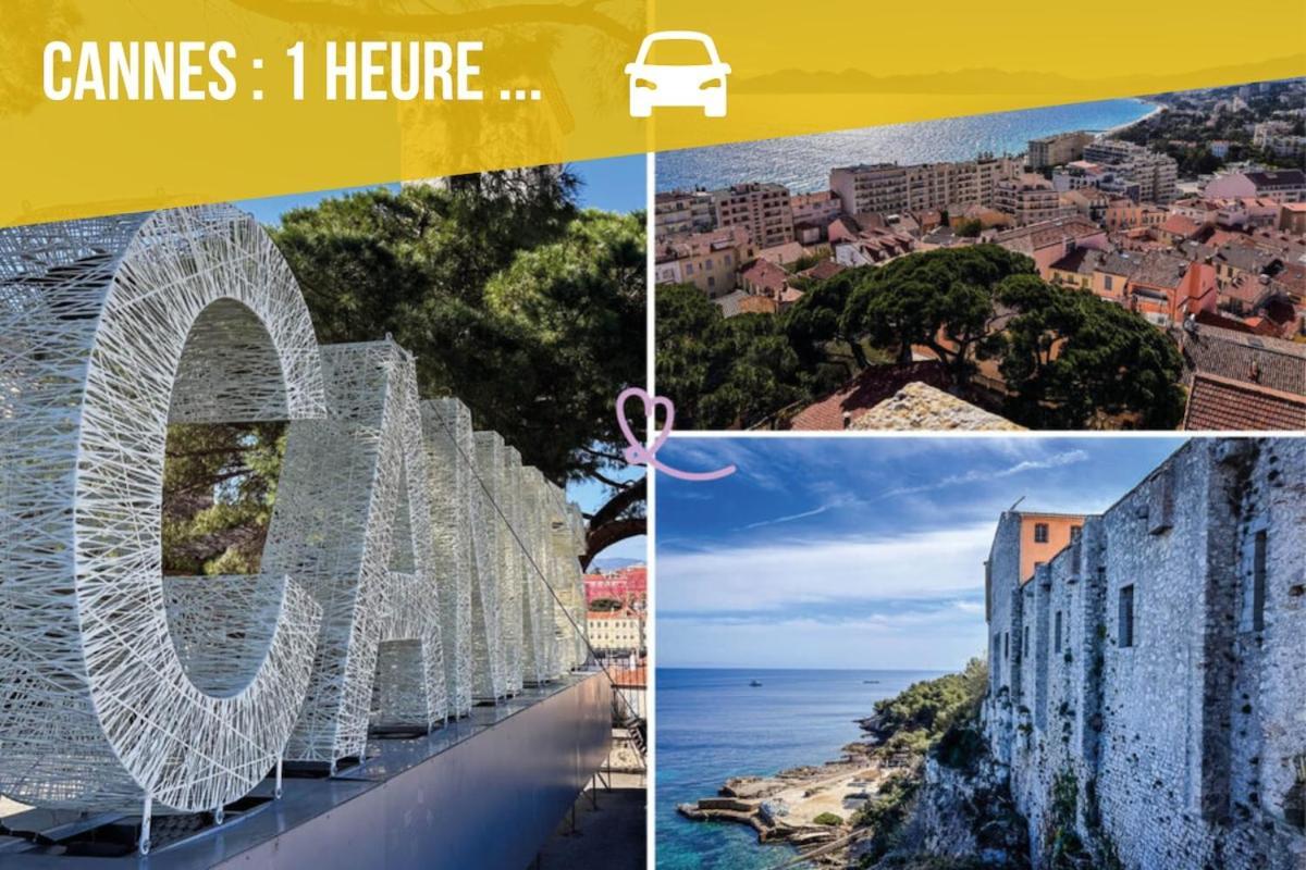 Suite Moulin De La Calade! Vue Tour Hexagonale, Coeur Du Var! Le Luc Esterno foto